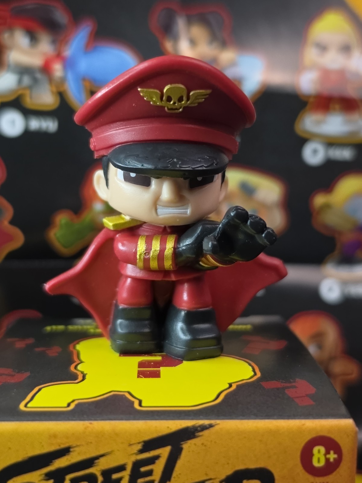 Street Fighter Mystery Warriors Blind Box #4 M. Bison 2" Mini Figure