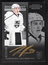 2013 Playoff Contenders Rookie Ticket Signatures Tanner Pearson Patch Auto k4s
