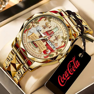 Cocacola 140th Anniversary 2026 Alloy Luxury Quartz Watch    20828