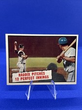 1961 Topps - Baseball Thrills Harvey Haddix #410