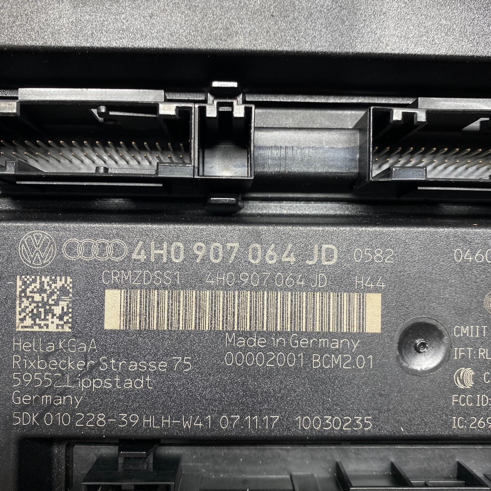 2018 Lamborghini Huracan Body System Control Module 4H0907064JD
