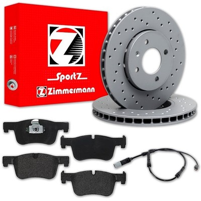 Zimmermann SPORT BREMSSCHEIBEN+BELÄGE VORNE passend für BMW 3er 4er F30 31 32 33