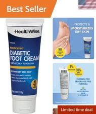 Dimethicone-based Diabetic Foot Cream Paraben-Free Healing Moisture, 4 oz