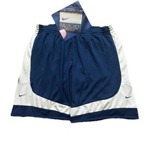 Rare Vintage Nike 00sGray Tag Shorts Double Nike Swoosh Men s Size XL Navy White