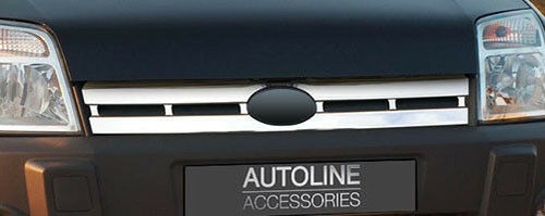 Chrom Kühlergrill Accent Rand Deckel Passt Ford transit connect (2006-09) - Picture 2 of 2