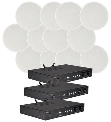 Adastra Smart Pack Multiroom Lautsprechersystem 6 Zonen Wifi App Steuerung HiFi