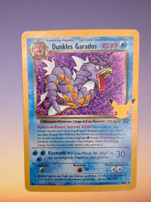 Pokémon Karte | Dunkles Garados HOLO | 8/82 25th Celebrations | Deutsch | NM  