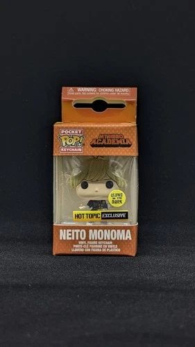 FUNKO POP POCKET KEYCHAIN MY HERO ACADEMIA NEITO MONOMA HOT TOPIC EXCLUSIVE GITD