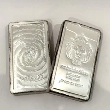 10 oz Stacker® Silver Bar by Scottsdale Mint (Circulated) .999 Silver #A737