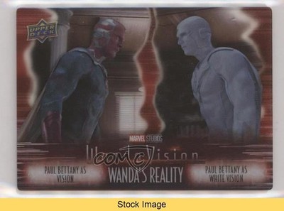 2022 Marvel Studios' WandaVision Wanda's Reality Dual Plexi Cards READ 02aj