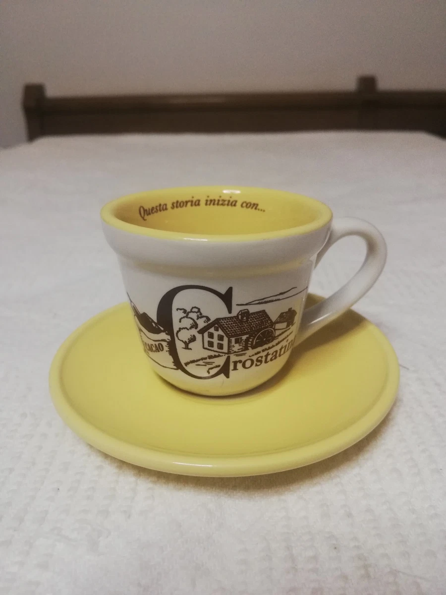Tazzina Caffè Con Piattino Mulino Bianco Ceramica Vintage