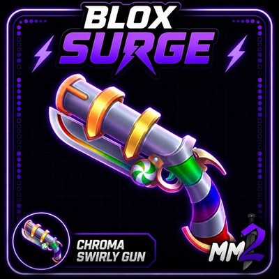 Murder Mystery 2 MM2 | Chroma Swirly Gun | Godly Knifes and Guns