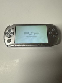 Sony PlayStation PSP 3001 Silver Handheld Console - MINT CONDITION! - Tested!