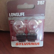 Sylvania 3157 Long Life Miniature Bulb Contains 2 Bulbsnew