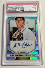 2014 Panini Prizm Autograph ROOKIE Noah Syndergaard PSA 9 MINT POP:4 (RC,AU)