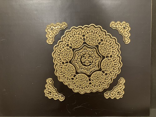 2021 Anna Griffin  AG1205  "HEIRLOOM LACE DIES & 3D EMBOSSING FOLDER"  *Retired*