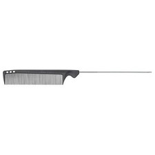 Olivia Garden CarbonLite Metal Comb CL-3 ? Anti-Static Heat-Resistant Barber Com