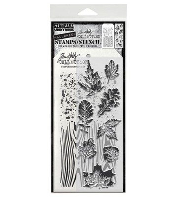 Tim Holtz Mixed-Media Briefmarken & Schablone - Blattdrucke - 5A002XXV-1GYSX