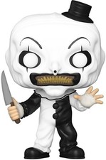 NEW Funko Pop! Terrifier- Art the Clown w/Knife #1590 Dented Box~ FREE SHIPPING!