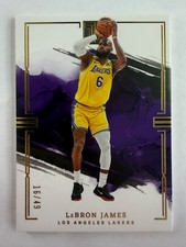 2022-23 Panini Impeccable Basketball Lebron James #90 Bronze Lakers /49