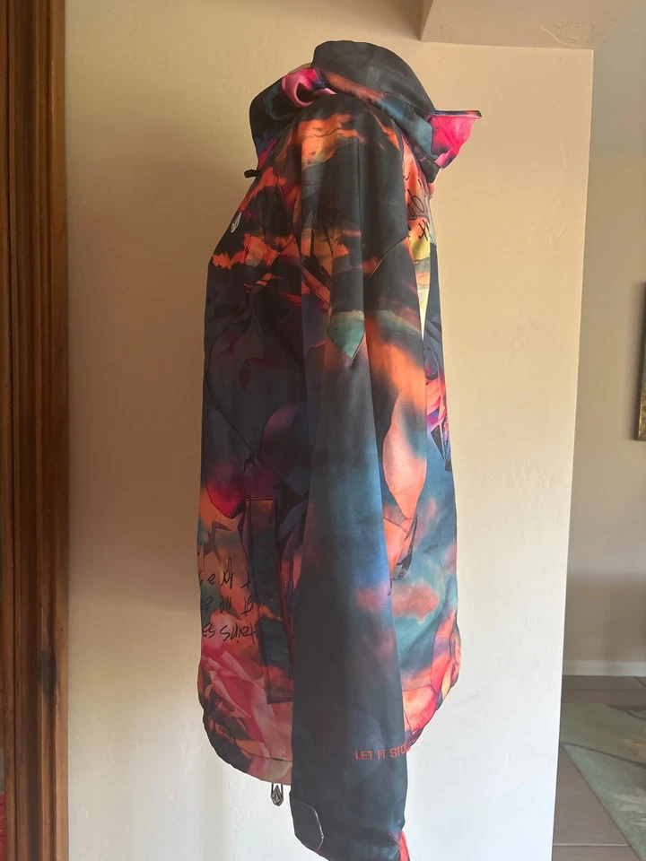 Volcom Nimbus Iconic Women’S Vibrant Multicolor Women's Full Zip Jacket M - Image 2 of 4