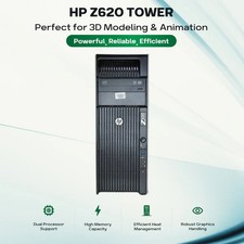 HP  Z620 workstation 20 cores-40 THREADS, DUAL XEON-E5 2660 V2,48GB RAM, 2TB HDD