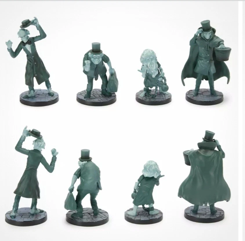 Juego de estatuilla de mansión embrujada de los parques de Disney de lujo Foto 3 de 4