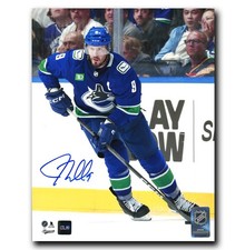 J.T. Miller Vancouver Canucks Autographed Action 8x10 Photo