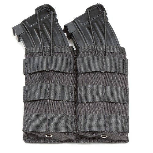 Nylon Tactical 1000D Molle Dual Magazine Pouch Holder Holster For 5.56 .223 Mag - Picture 4 of 19