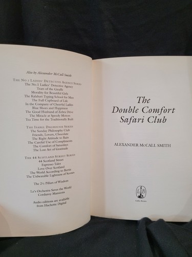 Doppelter Komfort Safari Club von Alexander McCall Smith (2010, Handelstaschenbuch) - Bild 5 von 7