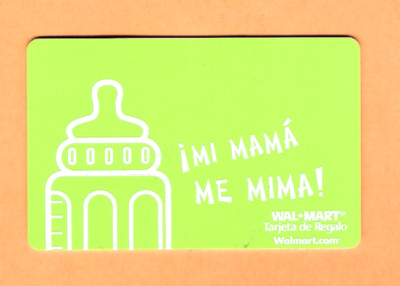 Collectible Walmart 2008 Gift Card - My Mom Pampers Me - No Cash Value - VL5028
