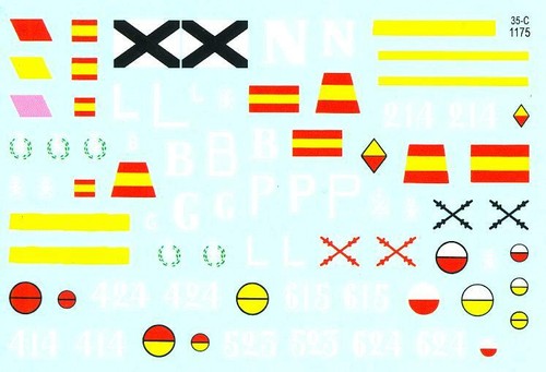 Star Decals 1/35 SPANISH CIVIL WAR #7 NEGRILLO PzKpfw I Negrillo Tanks - Picture 2 of 2