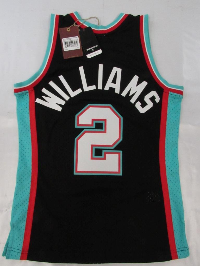 01-02 Jason Williams Memphis Grizzlies Mens Mitchell & Ness