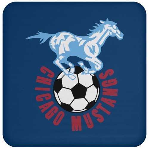 Chicago Mustangs Drink Coaster | NASL Soccer Team - Picture 12 of 12