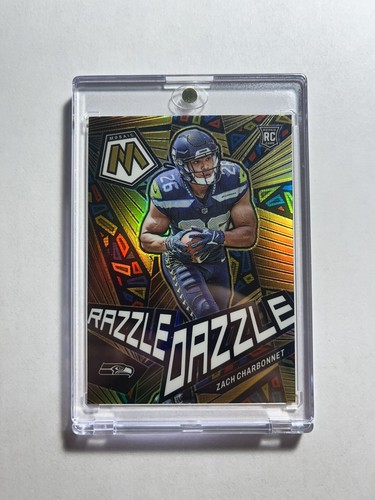 2023 Panini Mosaic Zach Charbonnet Razzle Dazzle Rookie Prizm #RD-25 RC Case Hit