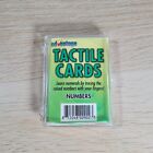Advantage Tactile Cards Numbers 0 - 9 Tracible Raised Number Learning Flash Card