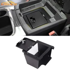Console Private Storage Box Vault Safe Case Key Lock For Dodge Ram 1500 2009-18