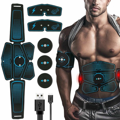 ABS EMS Bauchmuskeltrainer Bauchmuskel Stimulator Elektro Exerciser Muskel Train