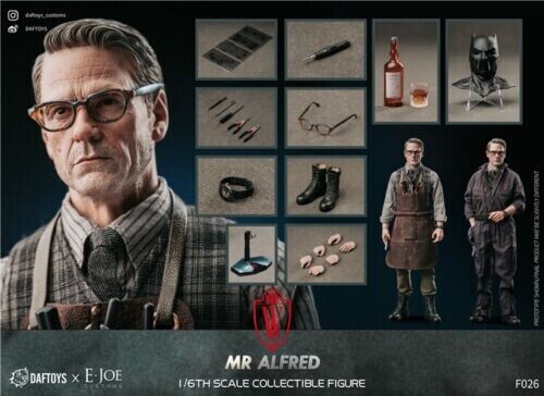 New DAFTOYS x E.JOE Custom F026 1/6 Justice League Alfred 12" Male Action Figure - Picture 1 of 9