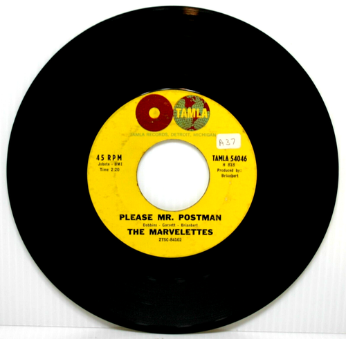 Marvelettes, Please Mr. Postman, Tamla-54046, Original Press, 1961, 7" 45, VG