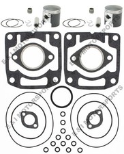 Arctic Cat Zl 440 Top End Rebuild Kit Spi Pistons Gaskets Bearings Std Bore 68mm