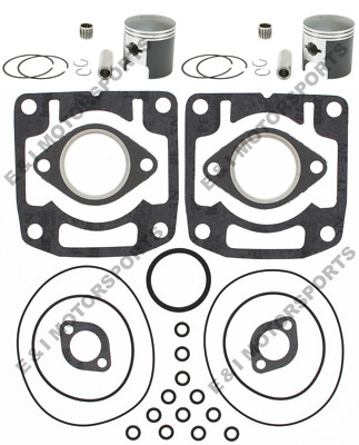 Arctic Cat Pantera 440 L/C SPI Pistons Top End Gaskets Bearings 1990 1991 1992