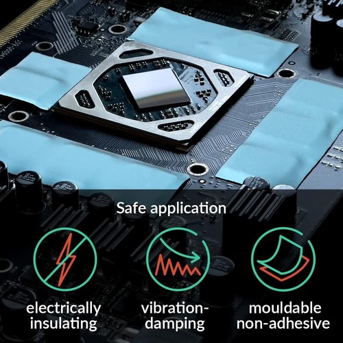 ARCTIC TP-3 Premium Performance Thermal Pad 200 x 100 x 1.0 mm (2 Pieces) - Afbeelding 5 van 7