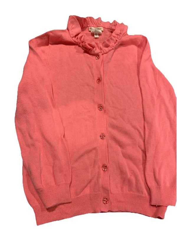 Crewcuts Girls Pink Cardigan Size 4/5 Cotton