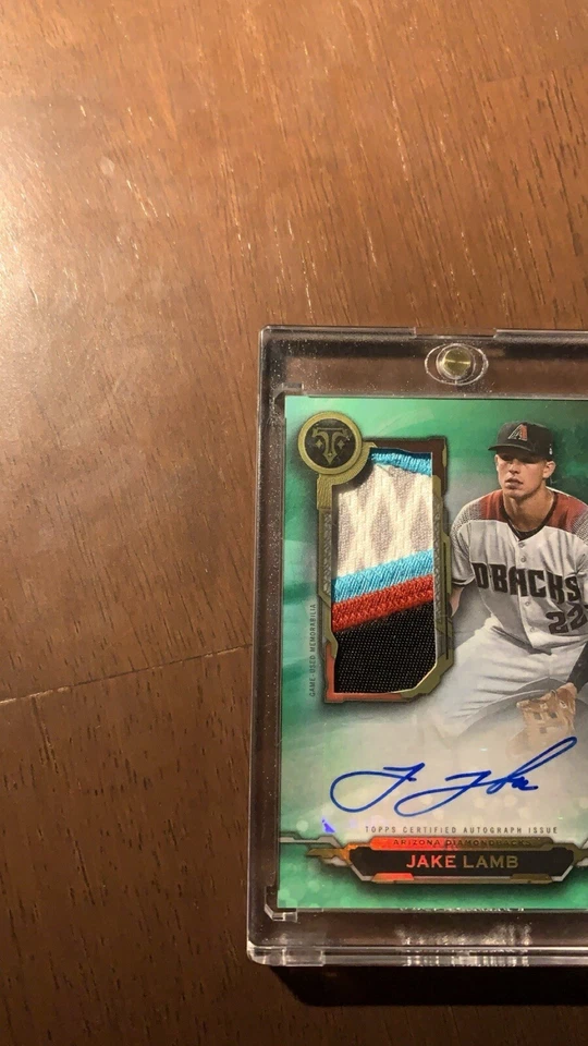 Jake Lamb 2019 Topps Triple Threads 补丁签名 16/50 — 第 2/4 张图片