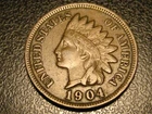 1904 Indian Head Cent VF