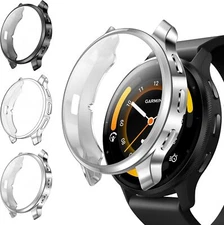 3 Packs Screen Protector Case for Garmin Venu 3 (45mm) Protective TPU Bumper 