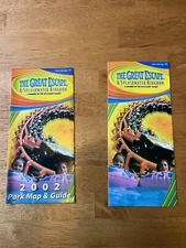 2002 Six Flags The Great Escape Park Map Brochure And Calendar Brochure
