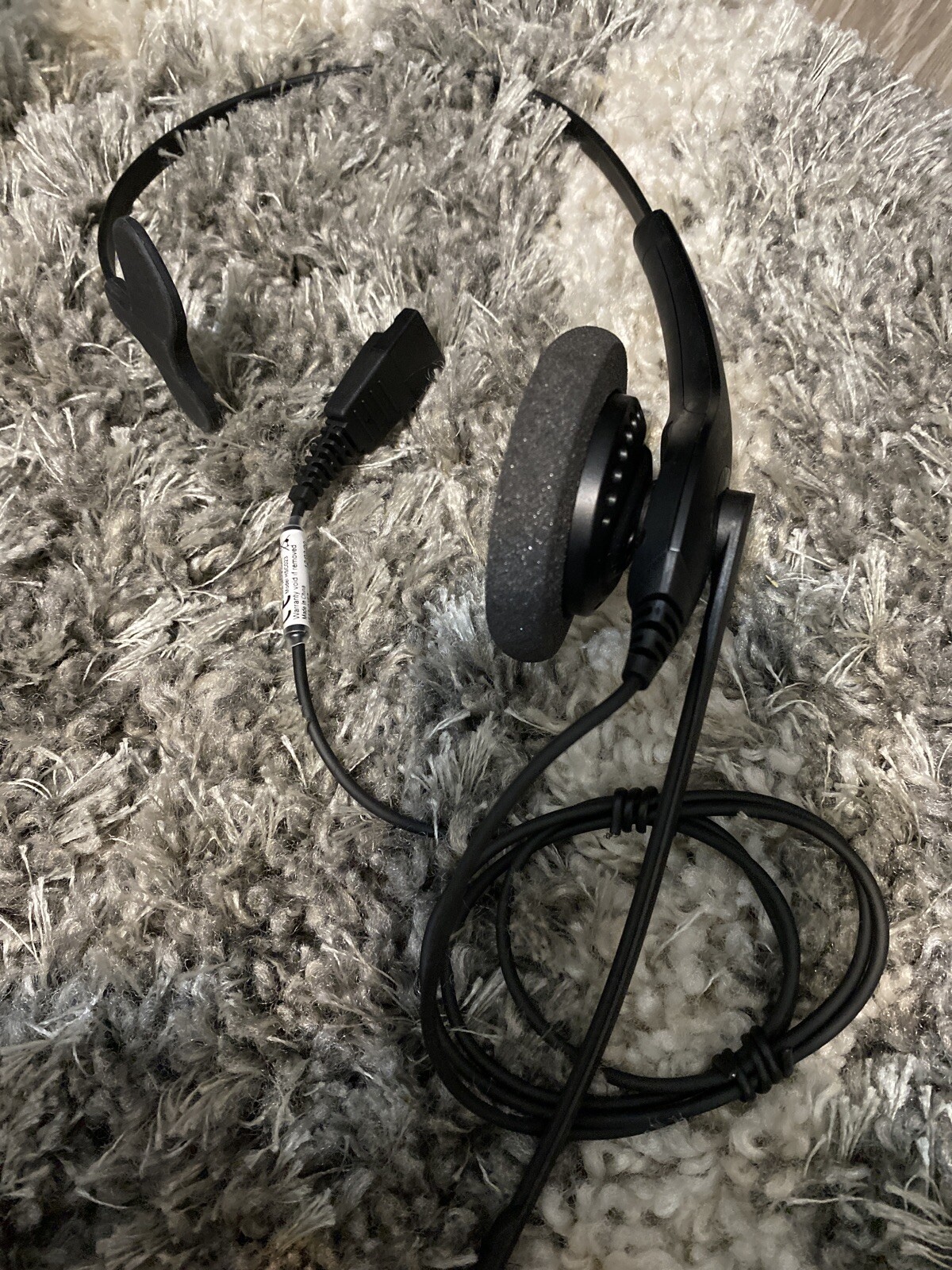 Jabra Biz 1500 Mono Quick Disconnect QD Professional UC Wired Headset