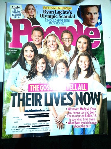 PEOPLE MAGAZINE September 5 2016 RYAN LOCHTE OLYMPIC SCANDAL Kate Gosselin ADELE - 第 2/12 張圖片